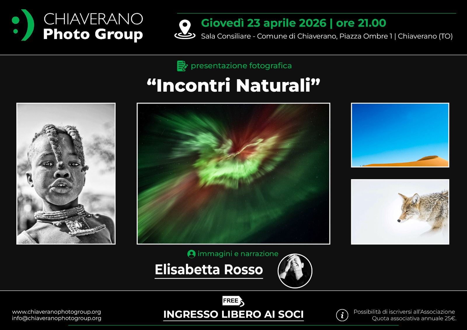 Serata fotografica Incontri Naturali — Chiaverano Photo Group